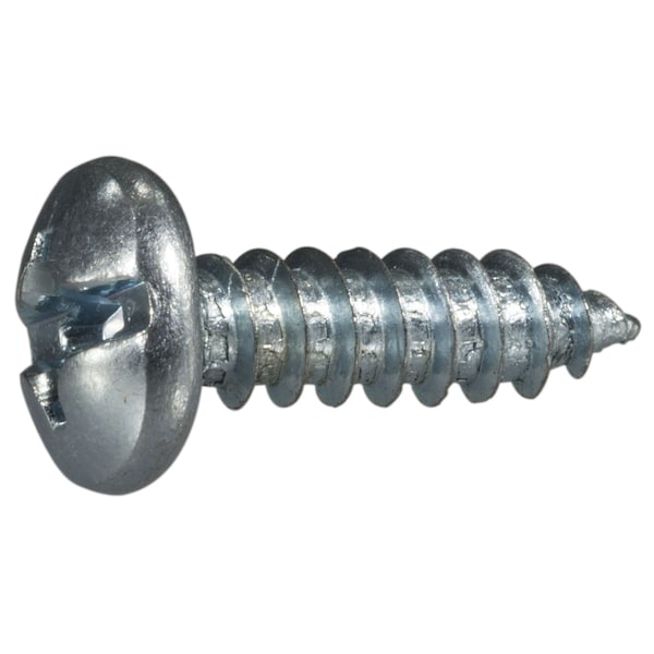 Midwest Fastener Sheet Metal Screw, #12 x 3/4 in, Zinc Plated Steel Pan Head Combination Phillips/Slotted Drive 67643 - main